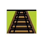 Railway Track SVG Icon